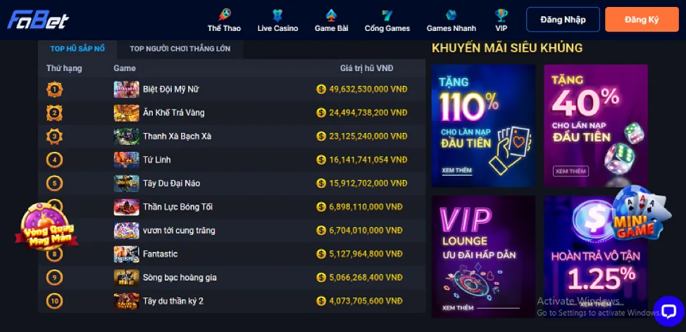 Sảnh Bắn Cá KA Gaming tại TA888